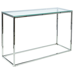 Konferenčný stolík VAYNE III, 78x40x120, sklo/chrom