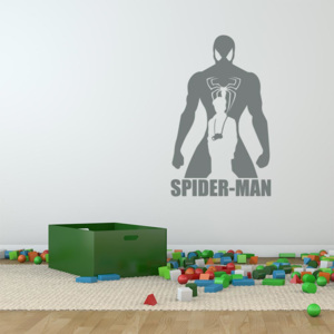 GLIX Avengers Spider Man - samolepka na stenu Šedá 30x20 cm