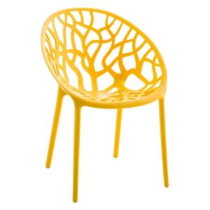 TREE DESIGN stolička Žltá