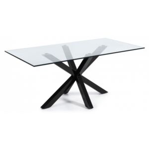RONY BLACK GLASS stôl 160 x 90 cm