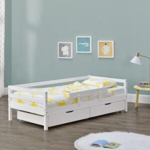 [en.casa] Detská posteľ "Reykholt" AAKB-8737 70x140 cm biela