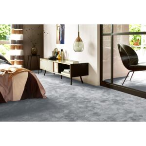 Metrážny koberec YARA modrý - 400 cm