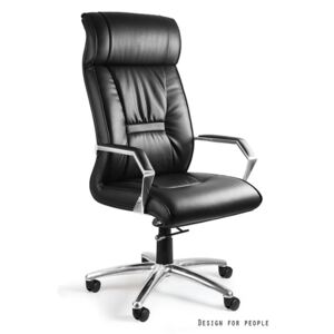 Kancelárska stolička CELIO koža čierna