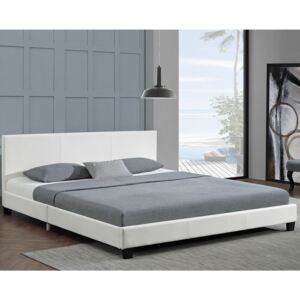 Čalúnená posteľ ,,Barcelona" 160 x 200 cm - biela