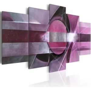 Obraz na plátne Bimago - Purple abstraction 100x50 cm
