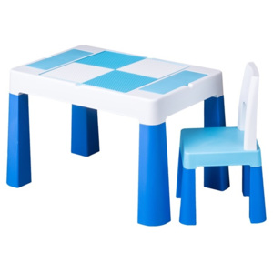 Detská sada stolček a stolička Multifun blue