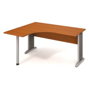 Rohový písací stôl SELECT, pravý, dezén buk