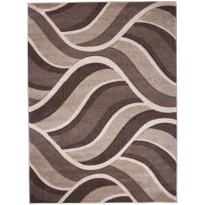 Kusový koberec Moderné vlny béžový, Velikosti 80x150cm