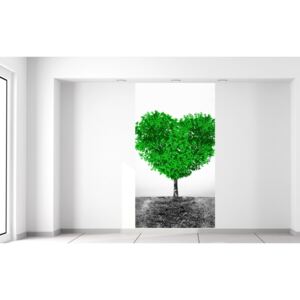 Gario Fototapeta Zelený strom lásky Veľkosť: 110 x 200 cm, Materiál: Vliesová (lepidlo zadarmo)