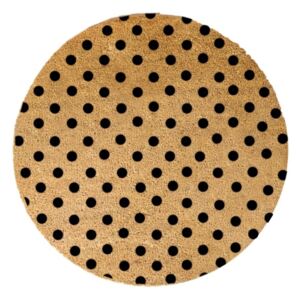 Guľatá rohožka Artsy Doormats Dots, ⌀ 70 cm