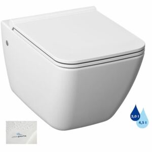Závesné WC Jika Pure, zadný odpad, 54cm H8204231000001