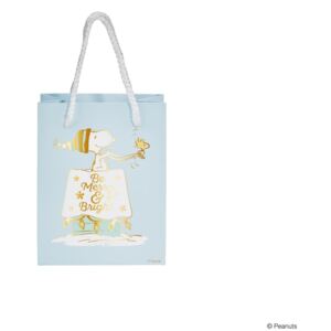 Butlers PEANUTS Darčeková taška Snoopy "Merry & Bright" 6,5 cm