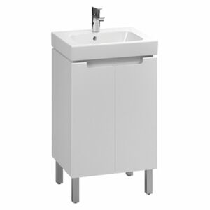 Kúpeľňová skrinka s umývadlom Kolo Modo, 50 cm, Biela lesk L39001000