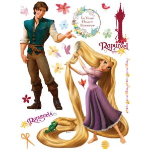 Nálepka na stenu AG Design - Rapunzel Disney 65x85 cm