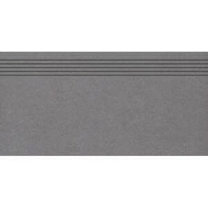 Schodovka Rako Trend tmavo šedá 30x60 cm mat TRENDSC36655