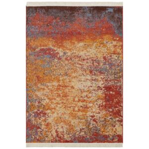 Nouristan - Hanse Home koberce Kusový koberec Sarobi 105140 Fire-Red, Multicolored - 80x150 cm