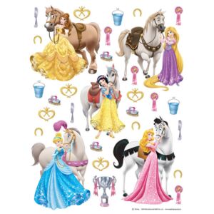 AG Design Princezny Disney - nálepka na stenu 65x85 cm