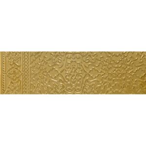 Obklad vzorovaný zlatý matný 29,75x99,55cm GLIMPSE GOLD HALIFA