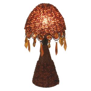 Stolná lampa Perla 30 cm červená