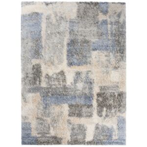 Kusový koberec shaggy Mavi sivý, Velikosti 160x229cm