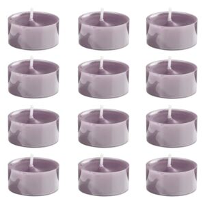 COULEURS Čajová sviečka set 12 ks - pastelovo fialová