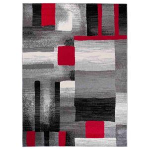 Kusový koberec Inka sivočervený, Velikosti 80x150cm
