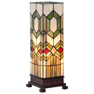 Stolná lampa Tiffany Gonos - 12,5 * 35 cm 1x E14 / max 40W