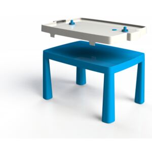 Inlea4Fun EMMA Umelohmotný stolík pre deti so vzdušným hokejom - modrý