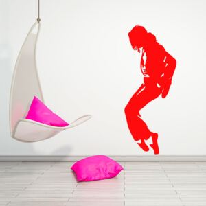 GLIX King of Pop - nálepka na stenu Červená 50 x 120 cm