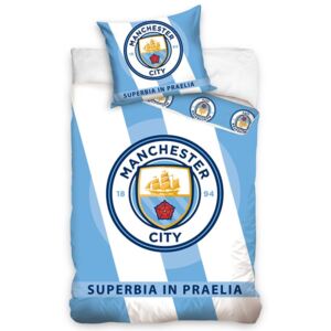 Carbotex Bavlnené obliečky Manchester City Superbia In , 140 x 200 cm, 70 x 80 cm