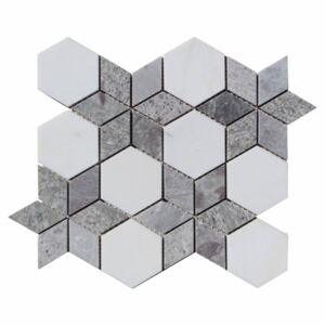 ALFIstyle Kamenná mozaika z mramoru, Hvězda ocean vein, 30,5 x 24,7 x 0,9 cm, NH203