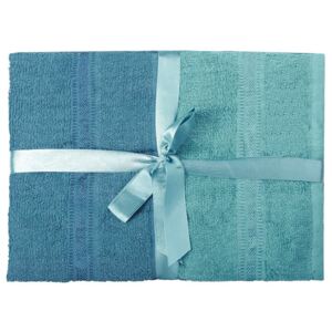 XPOSE­­® Darčekové balenie uterákov ARIEL - - azúrové/petrolejové 4ks