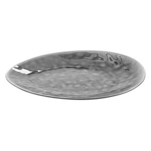 Tanier plytký 28 cm šedý