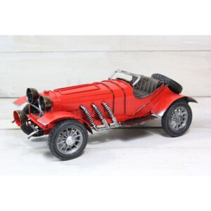 Plechové auto (maketa) - červené (27x10x12 cm)