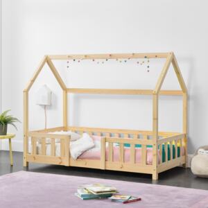 [en.casa] Detská posteľ "Sisimiut" AAKB-8769 70x140 cm borovica