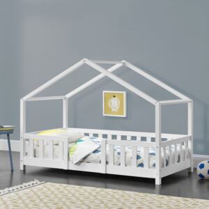 [en.casa] Detská posteľ "Treviolo" AAKB-8778 80x160 cm biela
