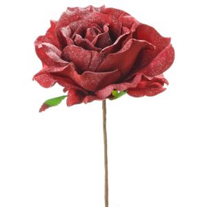 Vian. Ruža kvet červená 23cm