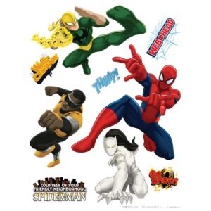 AG Design Marvel heroes - nálepka na stenu 65x85 cm