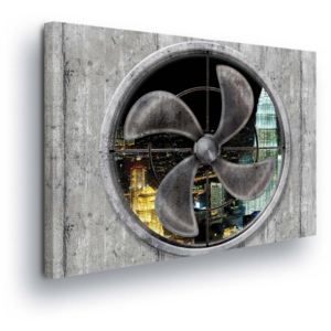 Obraz na plátne - Industrial Turbine 100x75 cm