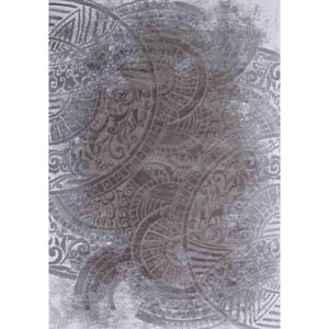 Luxusný koberec akryl Remund šedý, Velikosti 80x150cm