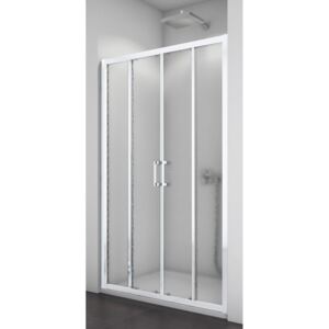 SanSwiss TOPS4 1600 04 22 Sprchové dveře dvoudílné 160 cm, bílá/durlux