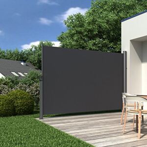 Bočná markíza 200 x 300 cm dymovo sivá