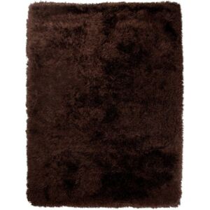 Luxusný kusový koberec viskoza Estel tmavo hnedý, Velikosti 80x150cm