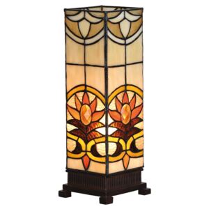 Stolná lampa Tiffany Fleur - 12 * 35 cm 1x E14 / Max 40W