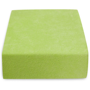 Froté plachta zelená 90x200 cm Gramáž: Lux (190 g/m2)