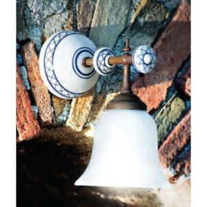 Nástenná lampa CARACOI 9120IB modrá 1x42W