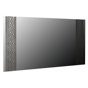 Zrkadlo VIOLA, 100x80, čierna