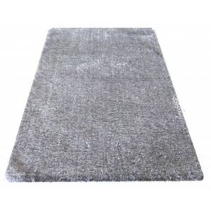 Kusový koberec Shaggy Merinos sivý, Velikosti 80x150cm