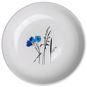 Hlboký tanier Lúka modré zvončeky - Ø 23 cm