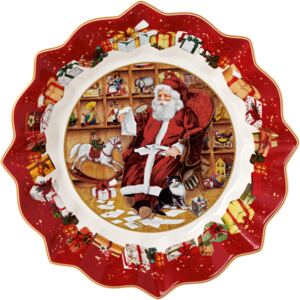 Villeroy & Boch Toy's Fantasy misa, Santa Claus číta listy, Ø 25 cm
